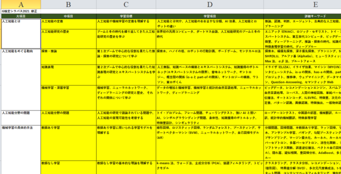 シラバスエクセル